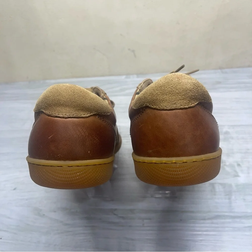 Born Ashram II Brown Leather Lace-Up Comfort Sneakers Men’s Size 12